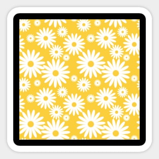 Sunflower Pattern Design Sticker